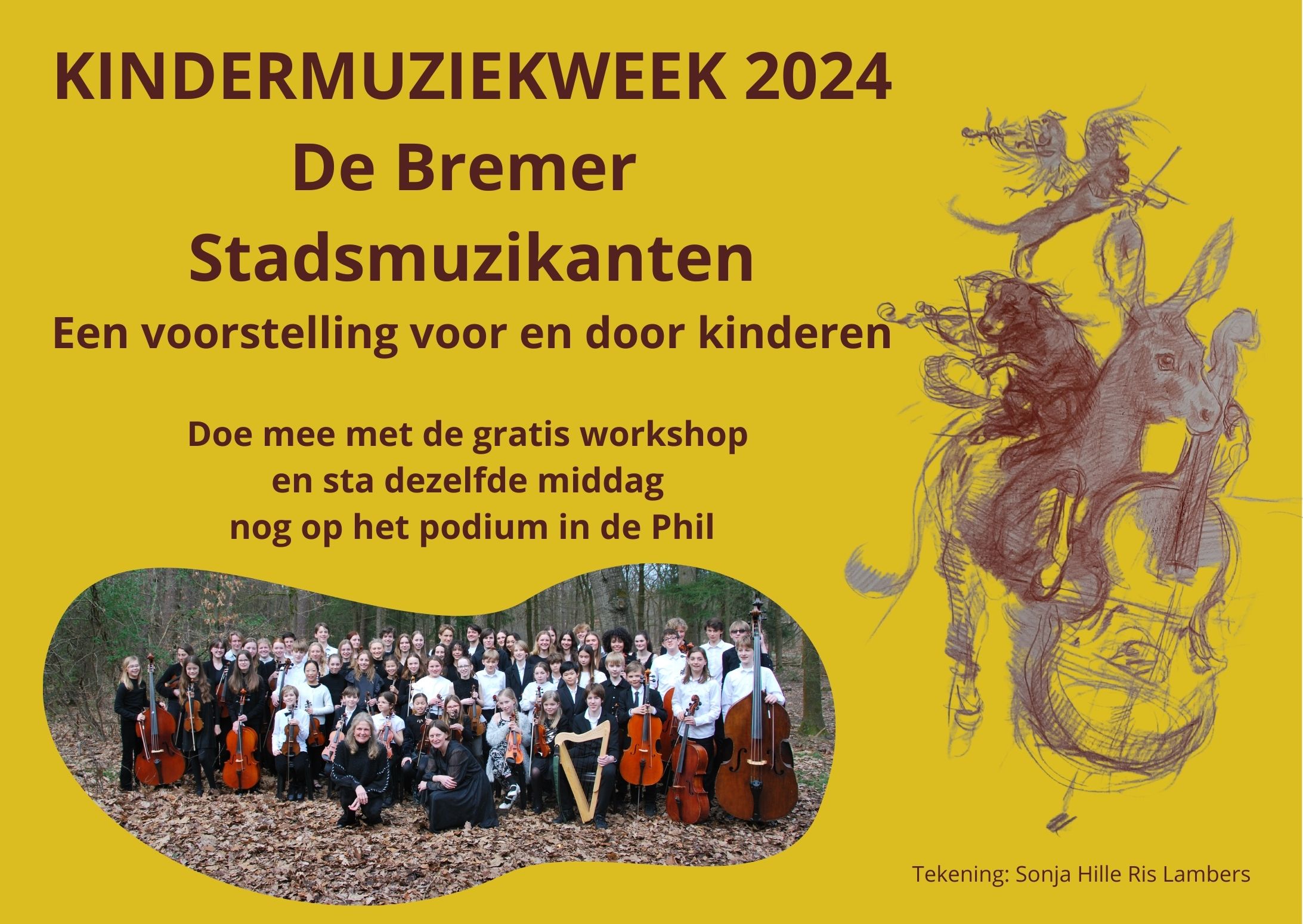 Workshop: “De Bremer Stadsmuzikanten”